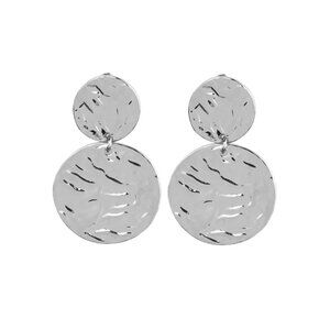 Paparazzi Relic Ripple Silver Clip-On Earrings